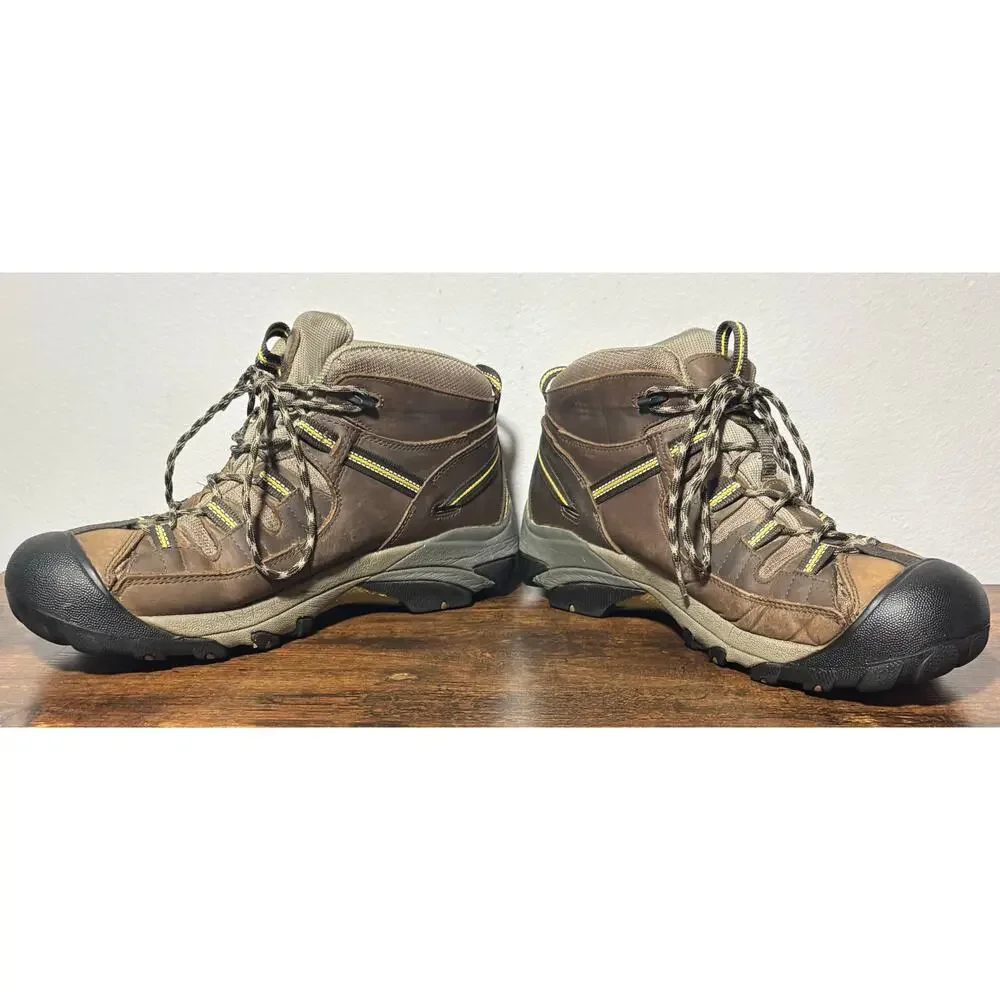 Keen Men's Targhee II Mid Waterproof Hiking Boots Brown Sz 13